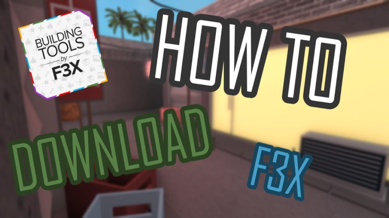 How To Download F3x Roblox Plugins Youtube - building tools by f3x plugin roblox