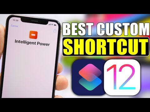 The BEST iOS 12 Custom Shortcut - Intelligent Power