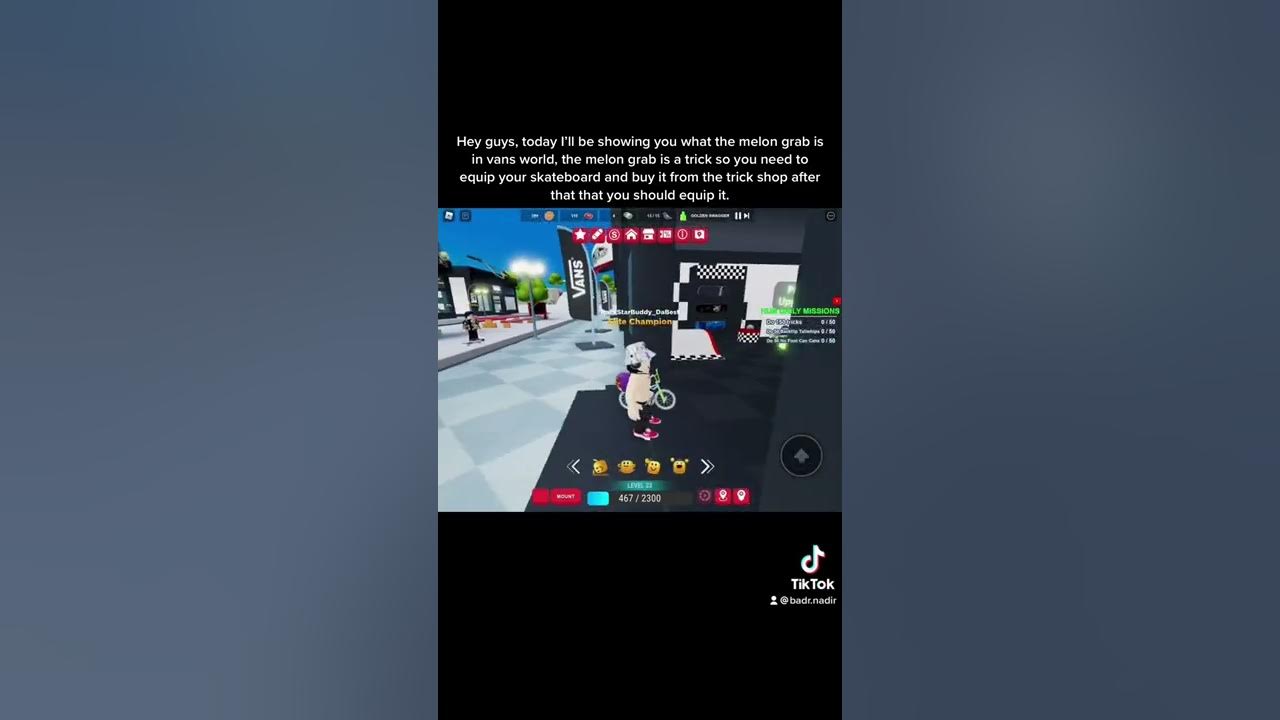 What the melon grab is Roblox Vans World YouTube