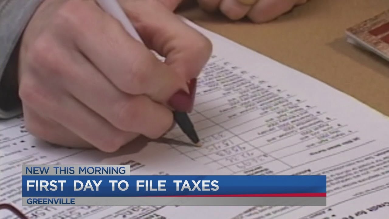 First day to file tax returns YouTube
