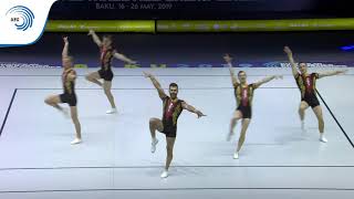 Russia - 2019 Aerobics European bronze medallists, group final