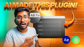 Build AE Plugins with AI! ChatGPT x After Effects