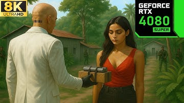 [8K] Hitman 3 - Deliver The Bomb To Delgardo Drug Cartel In Colombia -  Realistic Immersive Gameplay