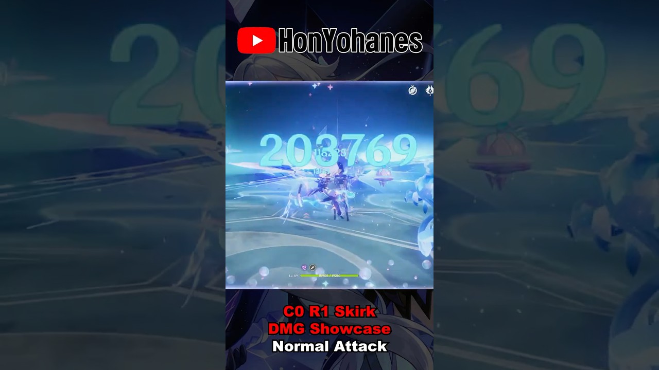 C0 R1 SKIRK NORMAL ATTACK DMG SHOWCASE 