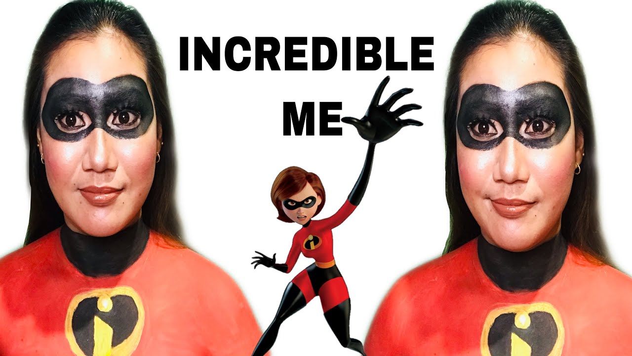Incredibles 2 Elastigirl Makeup Tutorial Momydez Youtube