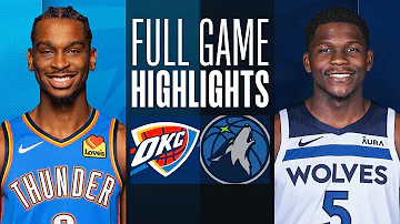 THUNDER at TIMBERWOLVES | FULL GAME HIGHLIGHTS | January 20, 2024