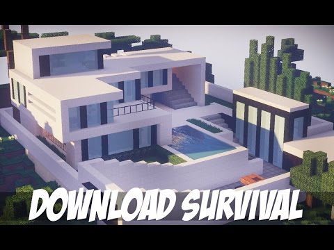 Minecraft: Casa Super Moderna - [Download Survival Mapa] 