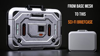 Sci-Fi Briefcase: From Base Model to Pro Texture in Substance Painter #tutorial #substance_painter