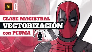 Illustrator | Clase Magistral: Vectorización con Pluma | Master Class: Vectorize with Pen Tool