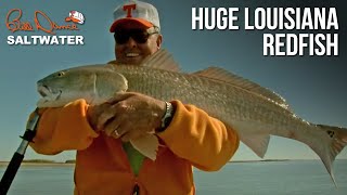 HUGE Louisiana Redfish | Bill Dance Saltwater