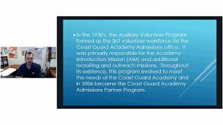 USCGA Admissions Partner Webinar - New Partner Orientation December 2019