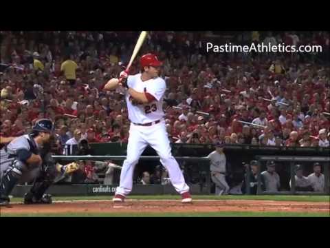 David Freese Hitting Slow Motion Home Run - St. Louis Cardinals Baseball Swing - YouTube