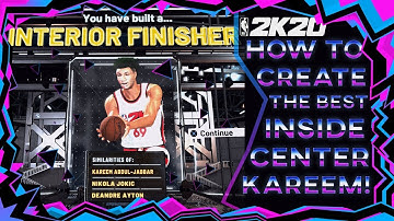 BEST INTERIOR FINISHER BUILD NBA 2K20! BEST POWER FORWARD BUILD! 99 CONTACT DUNK! RARE DEMIGOD BUILD