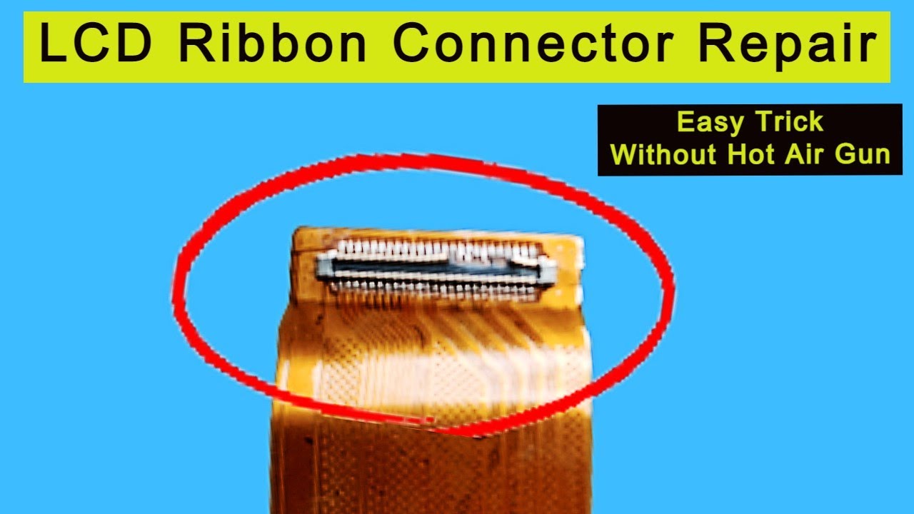 lcd panel connector repair free sample