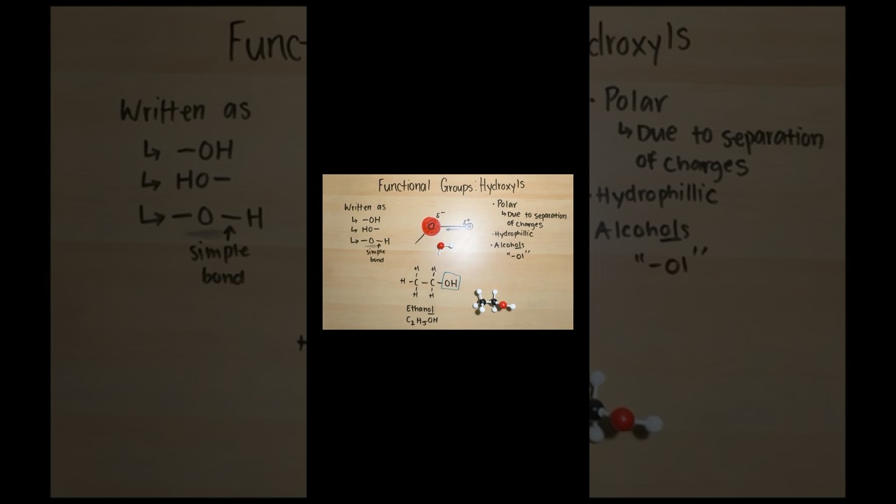 Why Alcohols Dissolve in Water 💧| The Power of the -OH Group