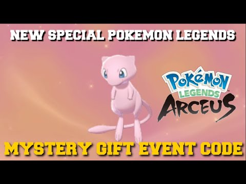 Pokémon Legends Arceus: How to redeem the mystery gift codes and