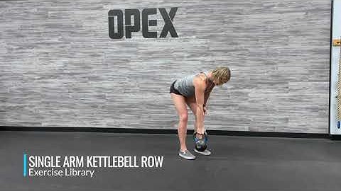 Single Arm Kettlebell Row
