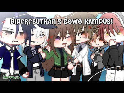 'Diperebutkan 5 cowo kampus !(๑♡⌓♡๑) .. 13+ || Gacha club Indonesia