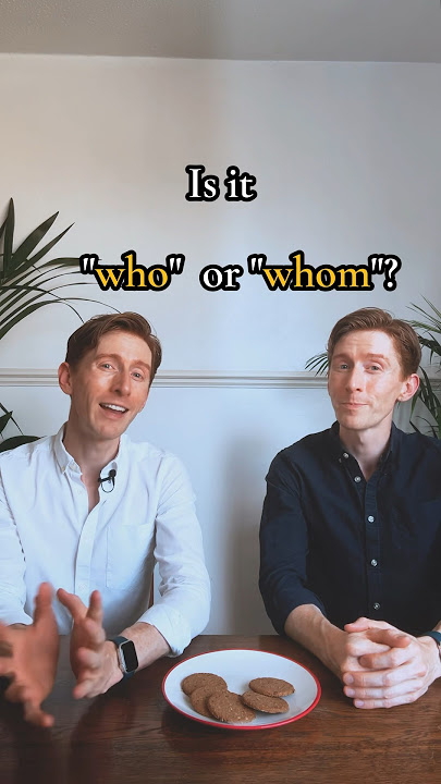 Who vs. Whom #learnenglish #englishgrammar
