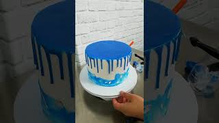 Como hacer drip de chocolate de color #dripcake #dripdechocolate