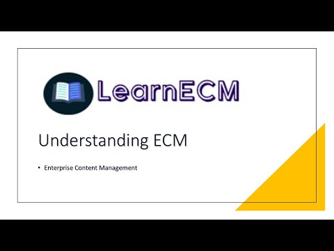 What is Enterprise Content Management (ECM) ?