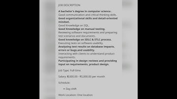 Automation/Manual Testing#fresher #experienced #youtubeshorts #getemployed #softwaretestingjobs #qa