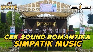 CEK SOUND SATU PER SATU  SAMPAI JADI - SIMPATIK MUSIC ft KLK AUDIO - LIVE BANGKALAN MADURA
