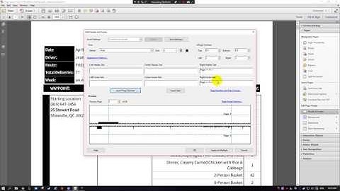 How to add Page numbers using Adobe Acrobat XI