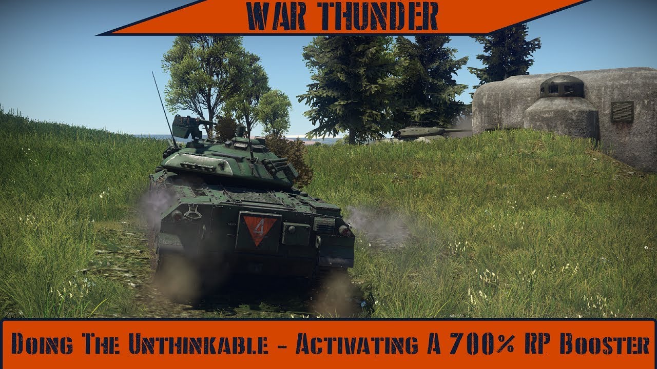 War Thunder Doing The Unthinkable Activating A 700 Rp Booster Youtube