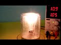 Homemade Incandescent Lamp with Tungsten Filament