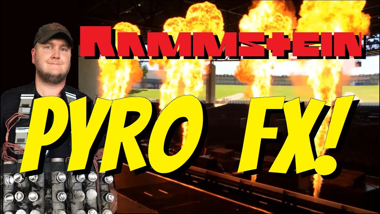 RAMMSTEIN PYRO DEMO! | On Stage Access!