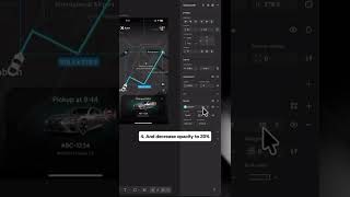 How to Create Uber-Style Map Animations in Figma 🚗🔥 #shorts #shortvideo #animation  #fyp #figma