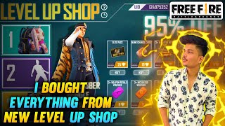 FREEFIRE NEW LEVELUP EVENT IS BEST || I BOUGHT EVERYTHING FROM NEW MYSTERY SHOP 95% OFF -FULL REVIEW