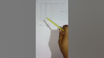 calculation of mean Deviation by using Median part2 #shortsviral #shorts