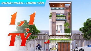 Mẫu Nhà Ống 3 Tầng Hiện Đại 1,1 TỶ Diện Tích 5x20m Tại Huyện Khoái Châu Tỉnh Hưng Yên