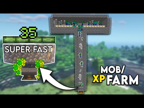 มา ย ครา ฟ sp  Update New  Minecraft: EASY MOB XP FARM TUTORIAL! 1.18 (Without Mob Spawner)