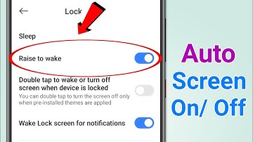 Fix Automatic Screen On/ Off Problem Redmi Android Phone