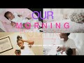 MORNING ROUTINE WITH MY NEWBORN | MOMMY & BABY GIRL EDITION