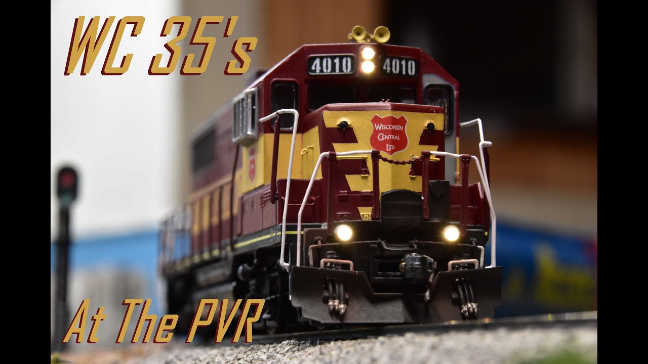 HO Scale Wisconsin Central GP35's Visit the Paper Valley Model Railroad