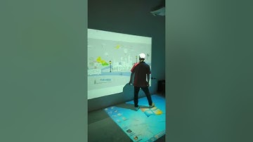 Interactive floor projection