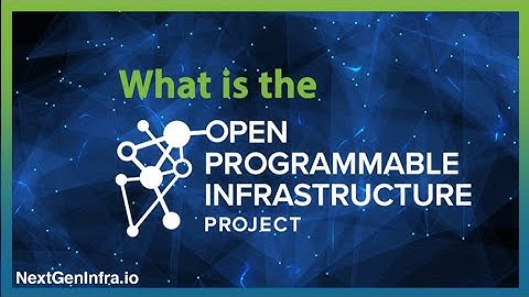 What is the Open Programmable Infrastructure Project?
