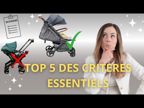 Les critères essentiels