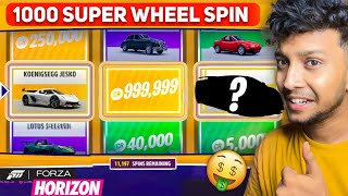 I GOT A SUPER CARS WORTH *$50,000,000* IN SUPER WHEEL SPIN 🤑 Forza Horizon 5 - LOGITECH G29