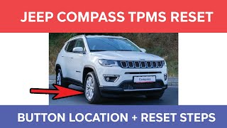 TPMS Reset Button Location on a Jeep Compass and How to Reset - YouTube