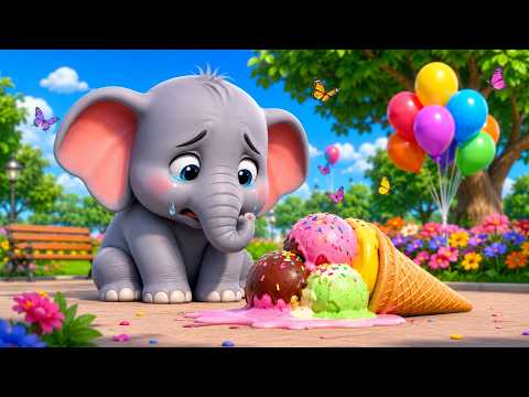 एक मोटा हाथी घूमने चला | Ek Mota Hathi | Hindi Kids Song | Nursery Rhymes with Cartoon