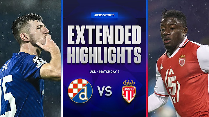 Dinamo Zagreb vs. Monaco: Extended Highlights | UCL League Phase MD 2 | CBS Sports Golazo