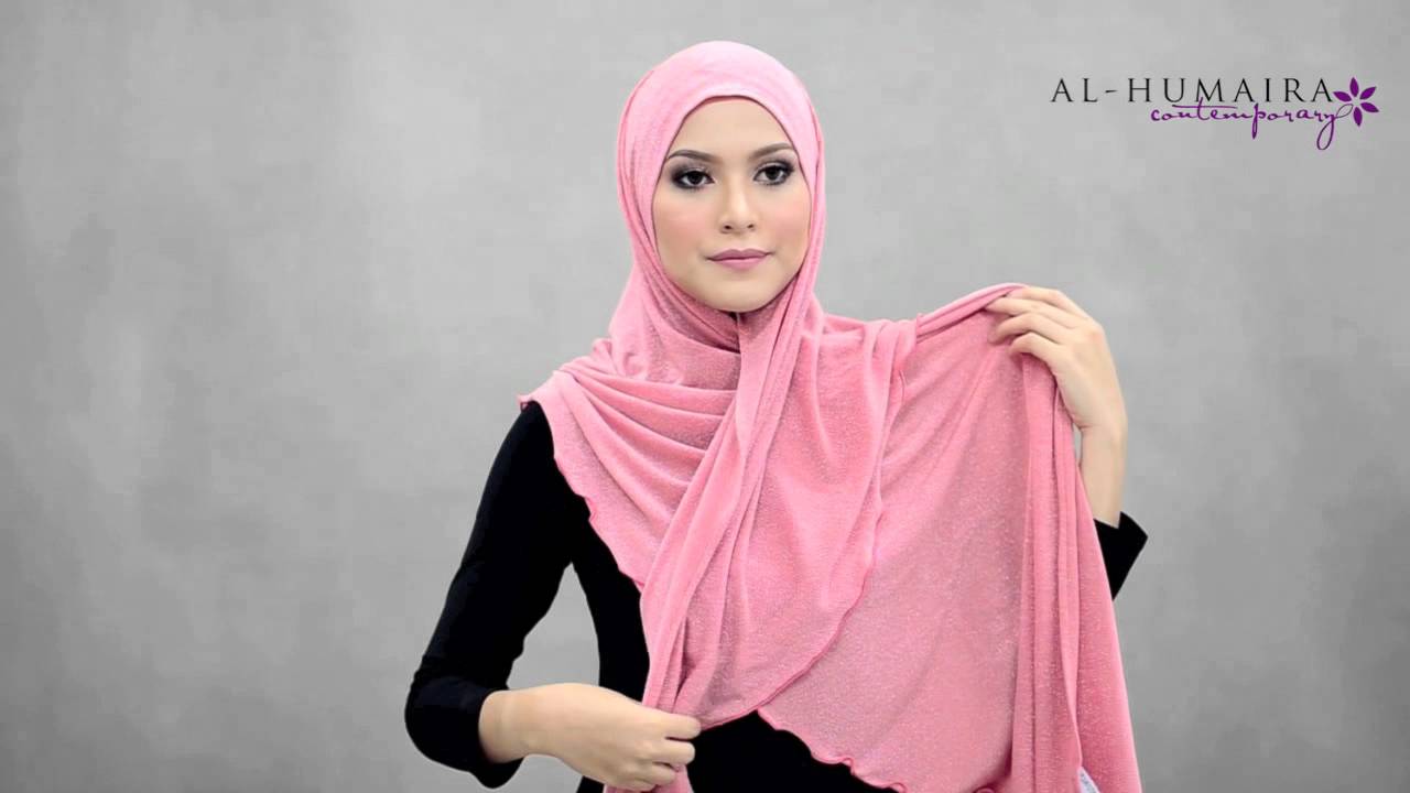 ROXANE Shawl Styling Tutorial By Al Humaira Contemporary YouTube