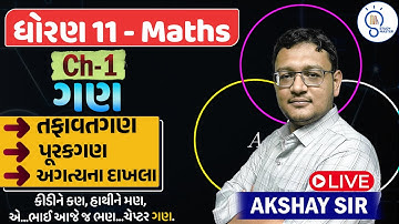 Std 11 Maths Chapter 1 ગણ (sets) | પૂરકગણ, અગત્યના દાખલા,MCQ | L- 2 Gujarati Medium @StudyMaster247