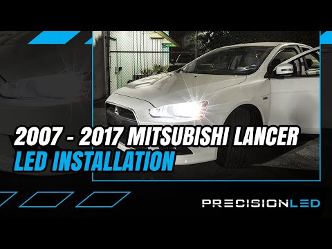 Mitsubishi Lancer LED Headlights How To Install – 2007-Present