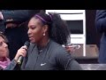 Serena Williams Speaks Italian During Internazionali BNL d'Italia Final Speech